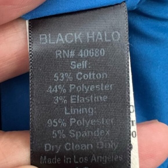 Black Halo Keyhole Dress size 6 - Picture 5 of 6